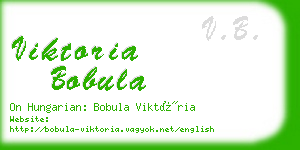 viktoria bobula business card